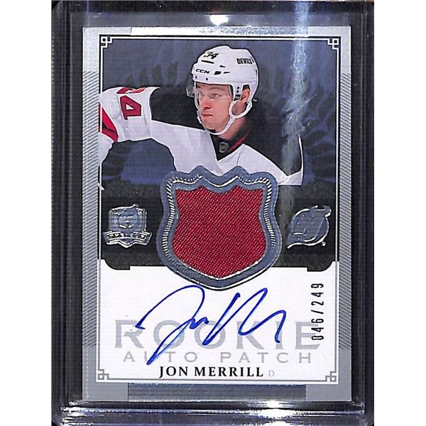 2013-14 The Cup #175 Jon Merrill JSY AU 46/249 RC BV $60
