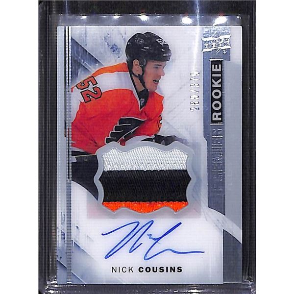 2015-16 Upper Deck Premier #97 Nick Cousins JSY AU 260/375 RC BV $40