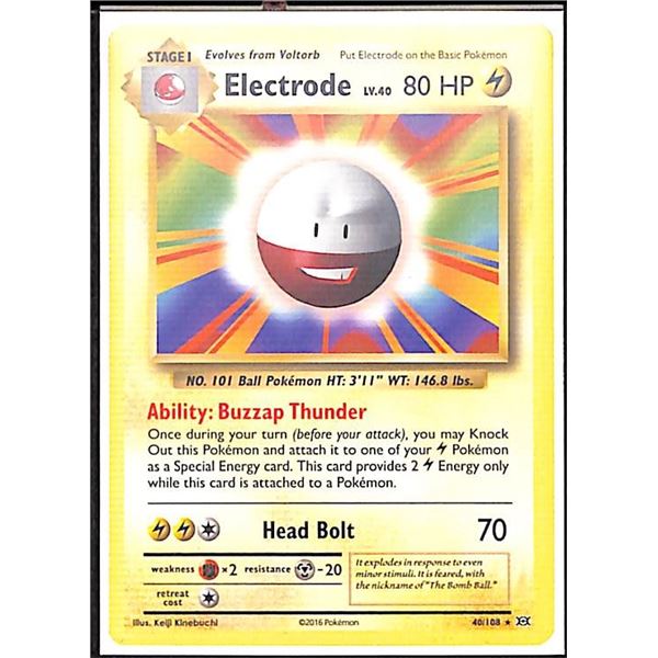 Pokemon Electrode - 40/108 - Rare Evolutions