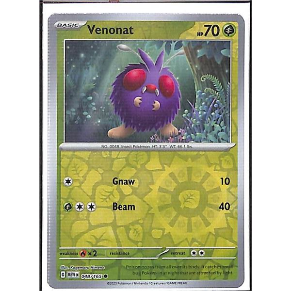 Pokemon Venonat - 048/165 Reverse Holo 151