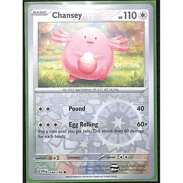 Pokemon Chansey - 144/198 - Reverse Holo Scarlet & Violet