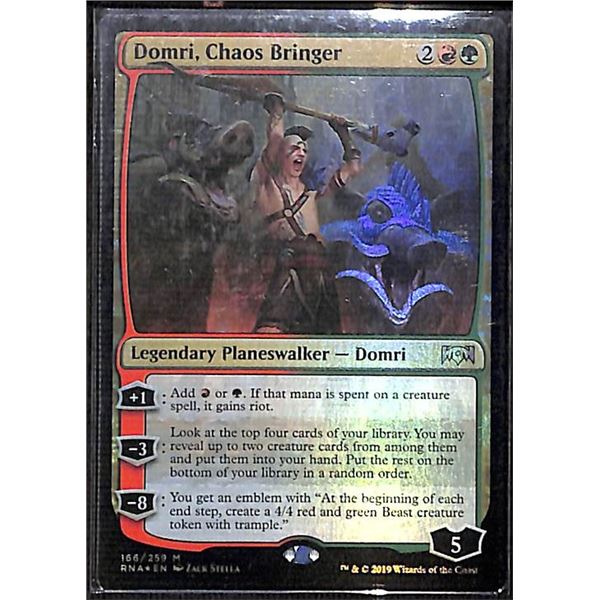 Magic the Gathering Domri, Chaos Bringer FOIL Ravnica Allegiance