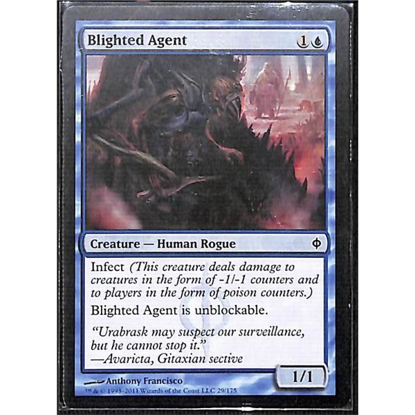 Magic the Gathering Blighted Agent New Phyrexia