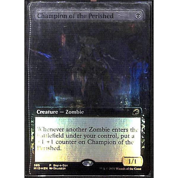 Magic the Gathering Champion of the Perished - Extended Art FOIL Innistrad Midnight Hunt