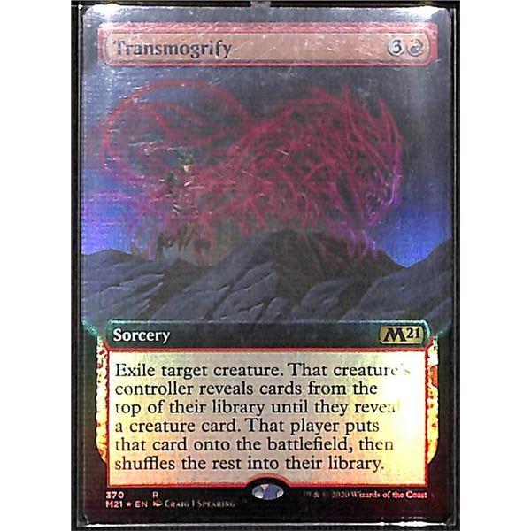 Magic the Gathering Transmogrify Extended Art Core Set 2021 FOIL