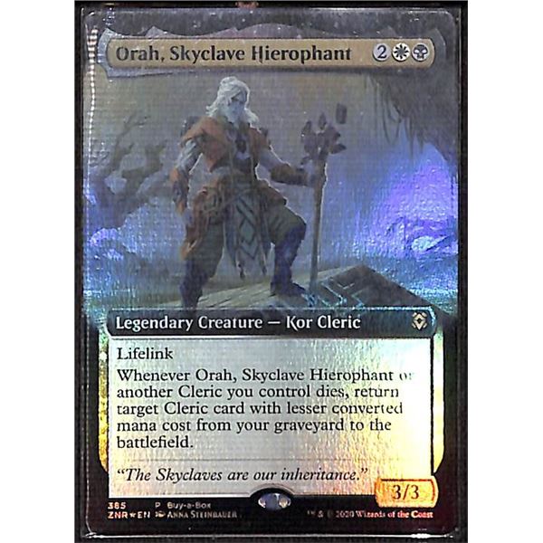 Magic the Gathering Orah, Skyclave Hierophant FOIL Extended Art Zendikar Rising