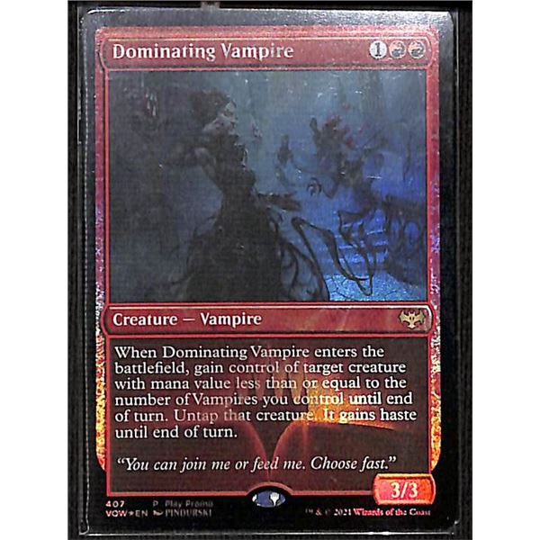 Magic the Gathering Dominating Vampire FOIL Innistrad Crimson Vow