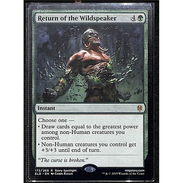 Magic the Gathering Return of the Wildspeaker Throne of Eldraine