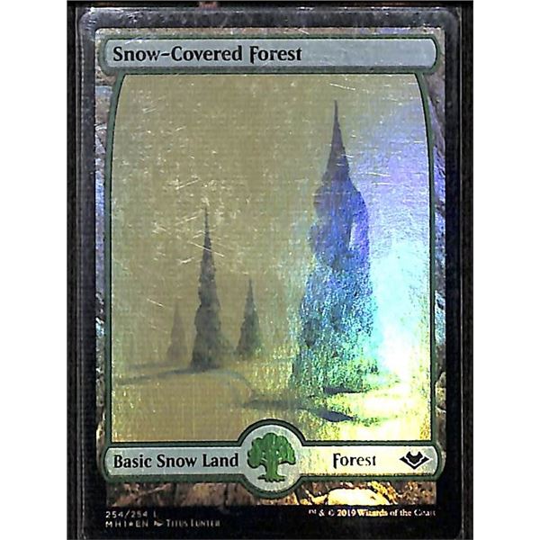 Magic the Gathering Snow-Covered Forest FOIL Modern Horizons