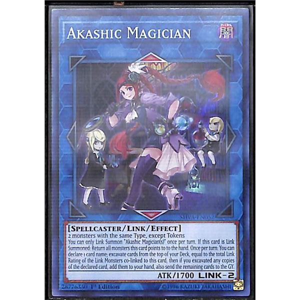 Yu-Gi-Oh Akashic Magician - SHVA-EN052 - Super Rare - 1st Edition Shadows in Valhalla
