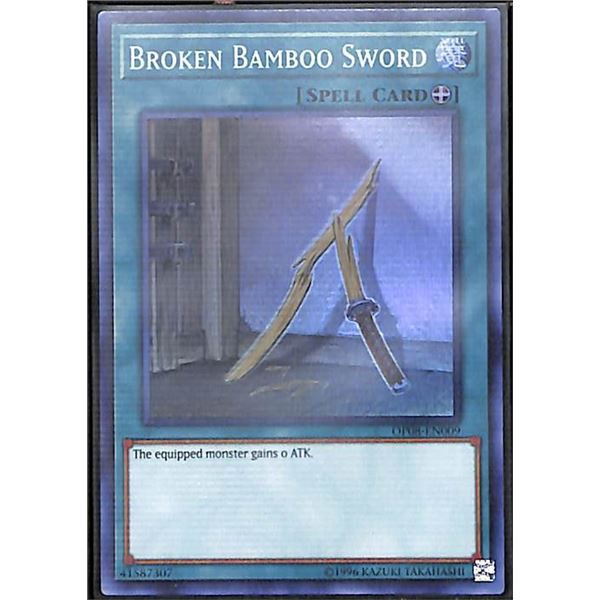 Yu-Gi-Oh Broken Bamboo Sword - OP08-EN009 - Super Rare - Unlimited OTS Tournament Pack 8