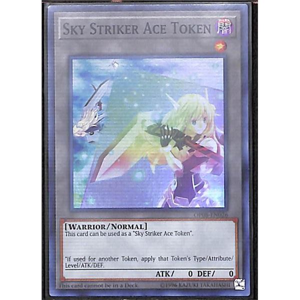 Yu-Gi-Oh Sky Striker Ace Token - OP08-EN026 - Super Rare - Unlimited OTS Tournament Pack 8