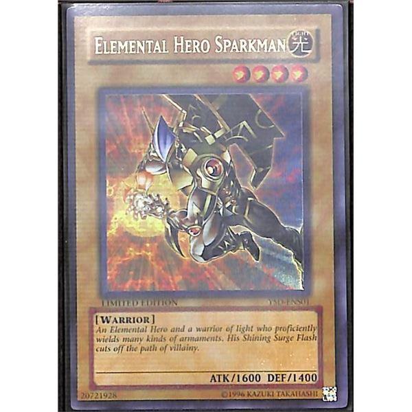 Yu-Gi-Oh Elemental HERO Sparkman - YSD-ENS01 - Ultra Rare - Limited