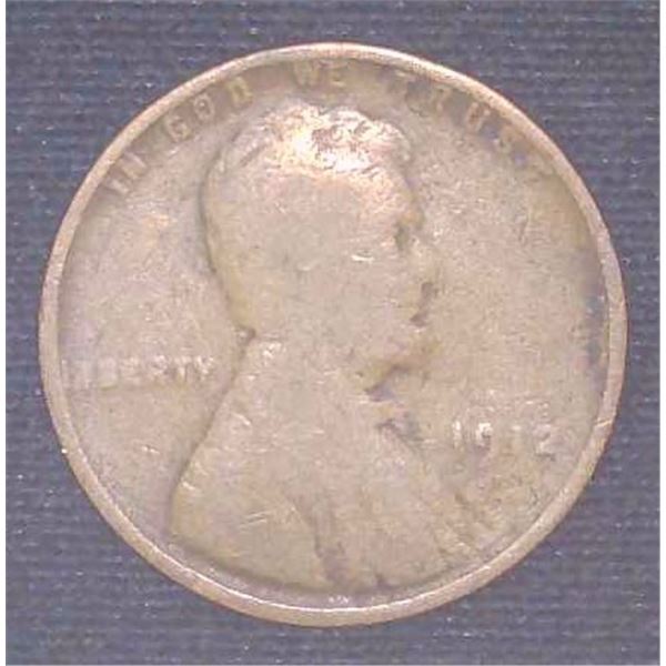 1912 USA Penny One Cent Coin
