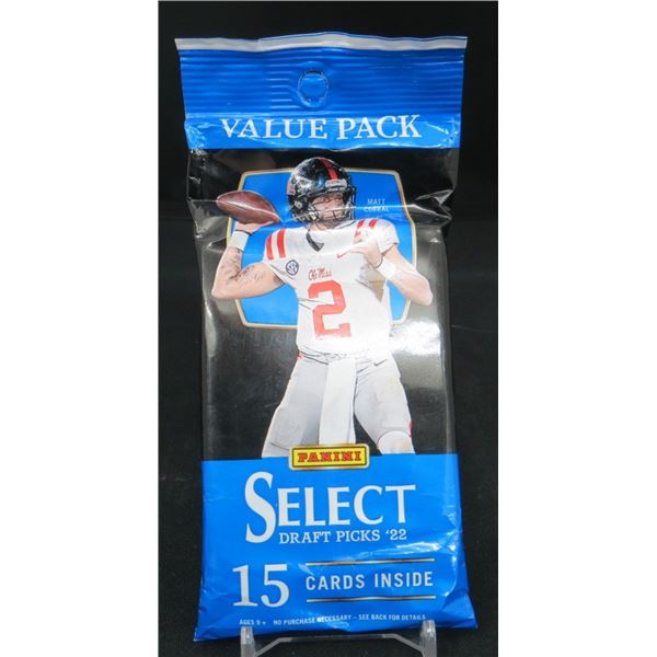 2022 Panini Select Draft Picks Football 15 Card Jumbo Pack