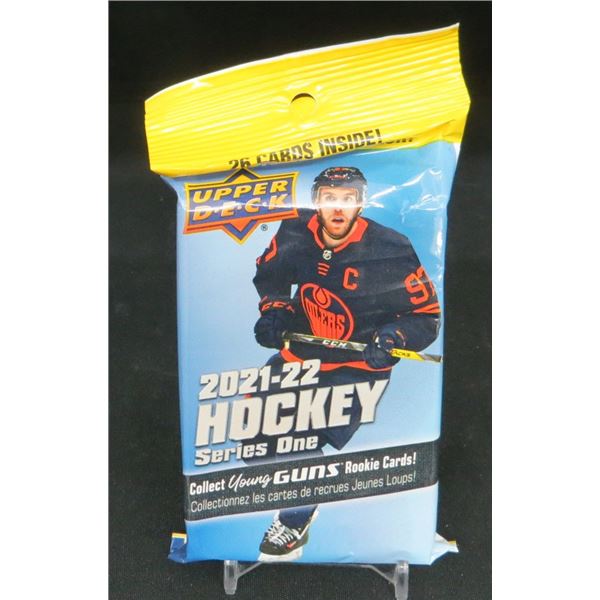 2021-22 Upper Deck Series One Hockey Fat Pack 26 Cards Factory Sealed