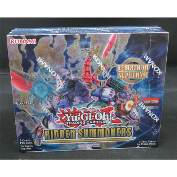 Yugioh Hidden Summoners 1st Edition Booster Box Factory Sealed