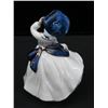 Image 2 : Victorian White & Blue Porcelain Figure 6" tall