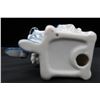 Image 3 : Victorian White & Blue Porcelain Violinist Figure 6" tall