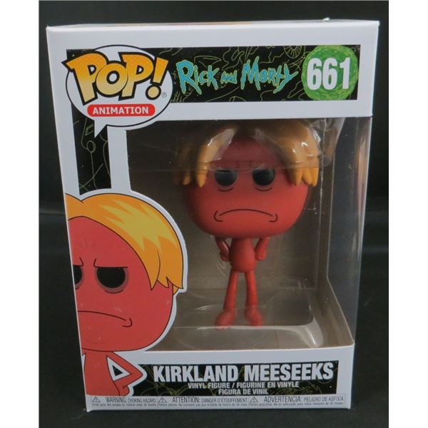 New Funko Pop Rick & Morty Kirkland Meeseeks #661