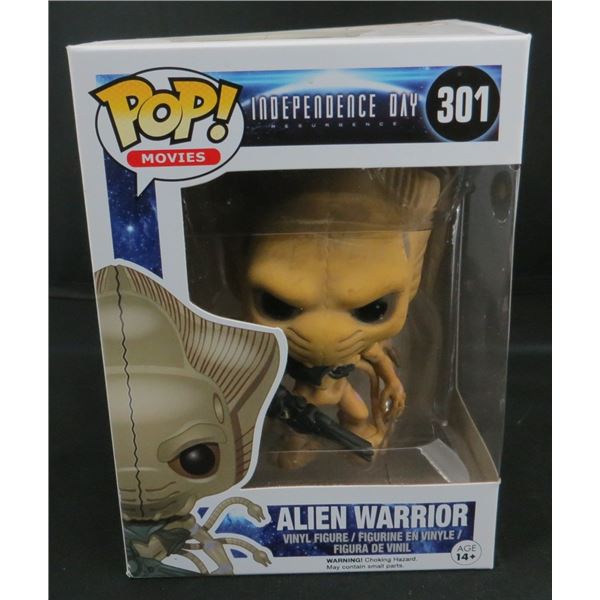 New Funko Pop Independence Day Alien Warrior #301