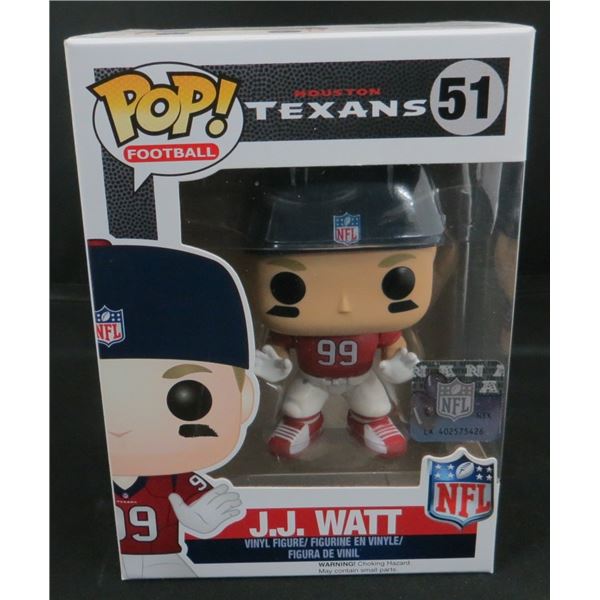 New Funko Pop Football Houston Texans J.J. Watt #51 BV $30