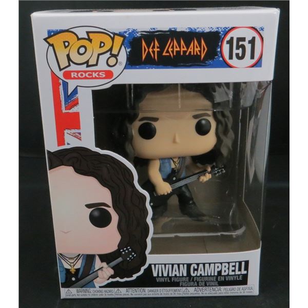 New Funko Pop Def Leppard Vivian Campbell #151