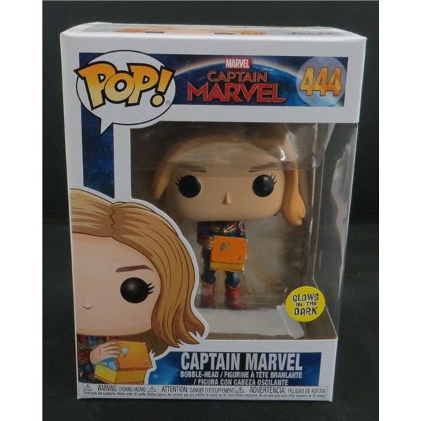 New Funko Pop Marvel Captain Marvel #444 (Glow in the Dark) BV $30