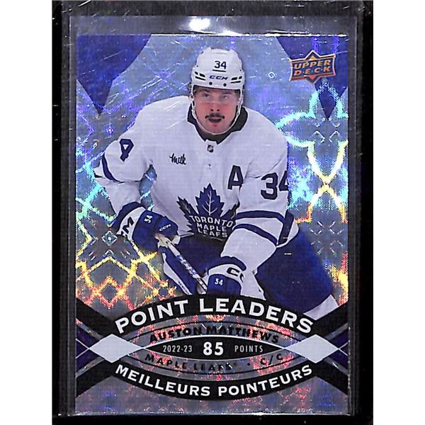 2023-24 Upper Deck Tim Hortons Point Leaders Auston Matthew #PL-18
