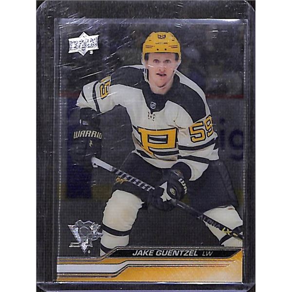 2023-24 Upper Deck Series 2 Jake Guentzel Clear Cut #387