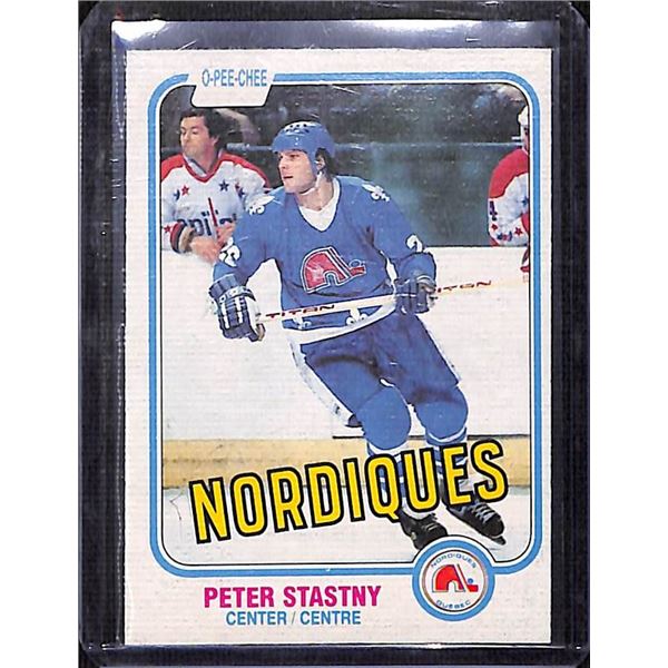 1981-82 O-Pee-Chee Peter Stastny Rookie Quebec Nordiques #269