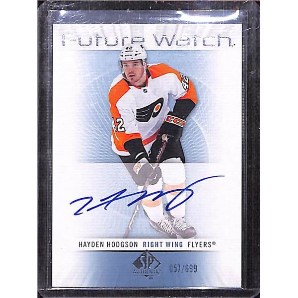 2022-23 SP Authentic Future Watch 57/699 Hayden Hodgson Auto RC