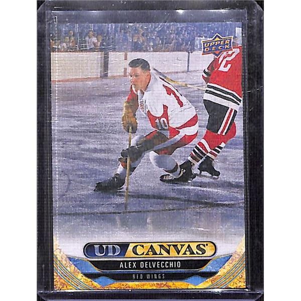 2024-25 Upper Deck UD Canvas Alex Delvecchio Detroit Red Wings #C252