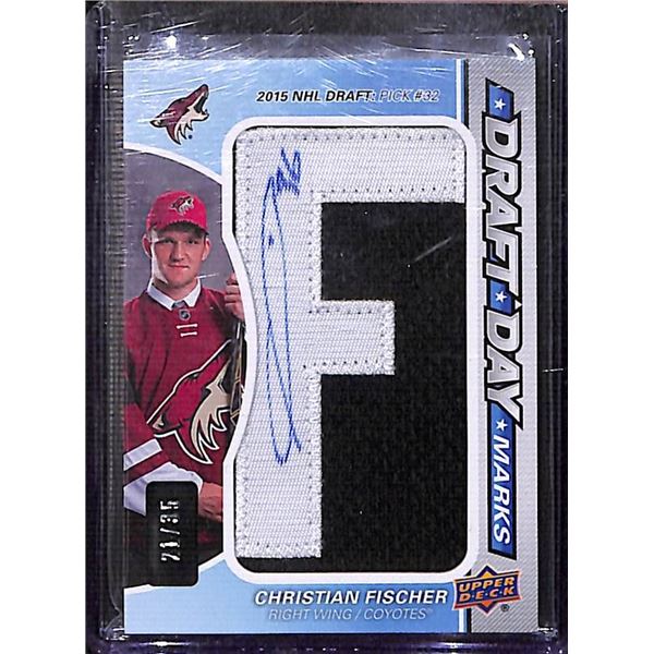 2017-18 SP Game Used Draft Day Marks Christian Fischer 21/35 BV $50