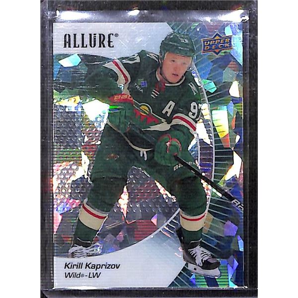 2023-24 Upper Deck Allure Green Rainbow #25 Kirill Kaprizov 65/99 BV $30
