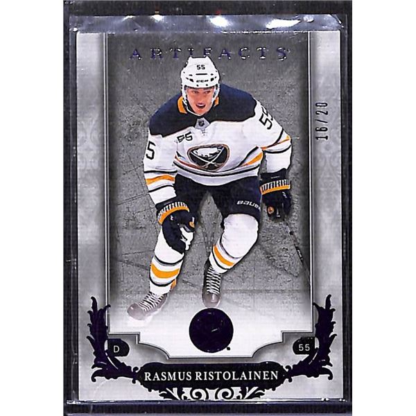 2018-19 Artifacts Purple #71 Rasmus Ristolainen 16/20 BV $45