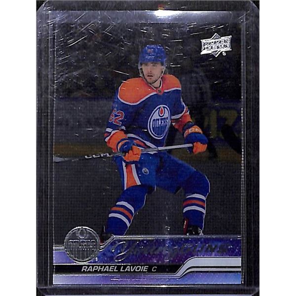 2023-24 Upper Deck Series 2 - Young Guns Raphael Lavoie #499 Clear Cut BV $45