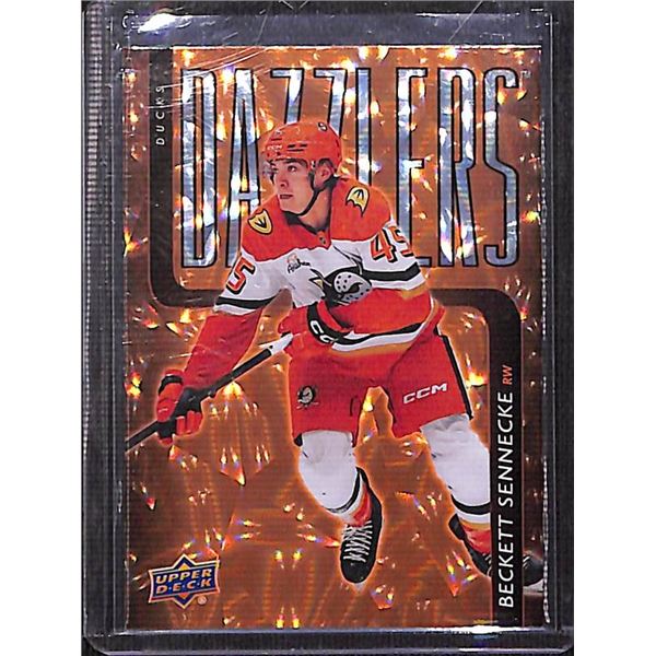 2025-26 Upper Deck Dazzlers Beckett Sennecke #DZ-67 Orange RC