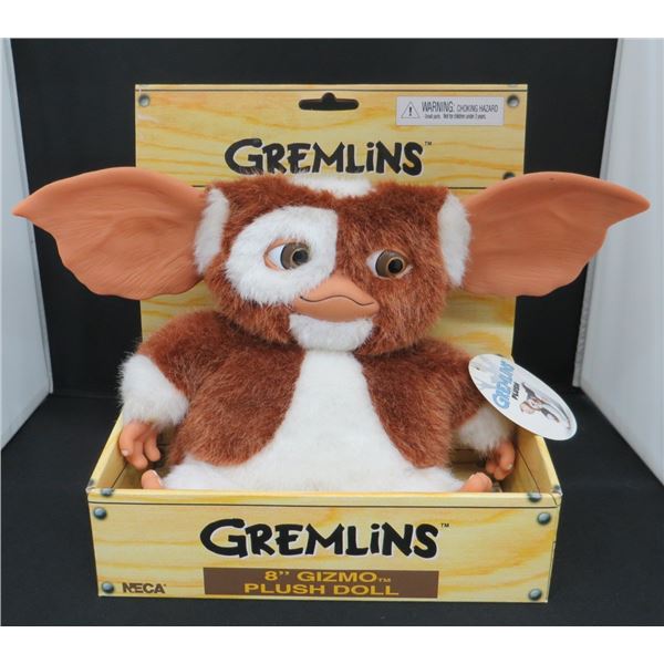 New Neca Gremlins Gizmo 8" Plush Doll Retails $50+