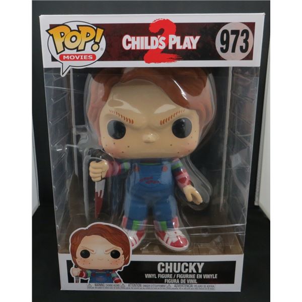 New Funko Pop 10" Jumbo Child's Play Chucky #973 BV $125