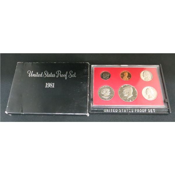 1981 USA Mint 6 Coin Proof Set