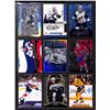 Image 1 : Lot of 9 Various Hockey Inserts or Rookie Cards Various Teams & Players