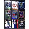 Image 1 : Lot of 9 Various Hockey Inserts or Rookie Cards Various Teams & Players