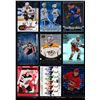 Image 1 : Lot of 9 Various Hockey Inserts or Rookie Cards Various Teams & Players