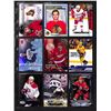 Image 1 : Lot of 9 Various Hockey Inserts or Rookie Cards Various Teams & Players