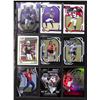 Image 1 : Lot of 9 Various Football Rookie & Insert Cards Various Teams & Players