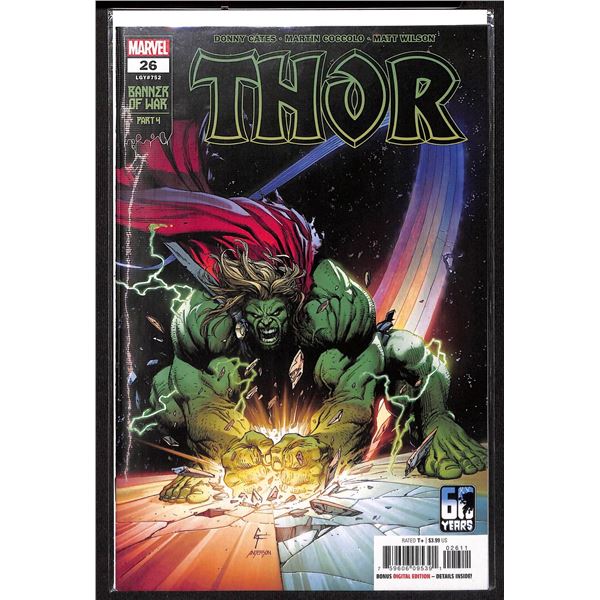 Marvel Thor #26 Banner of war Part 4 (new never read)