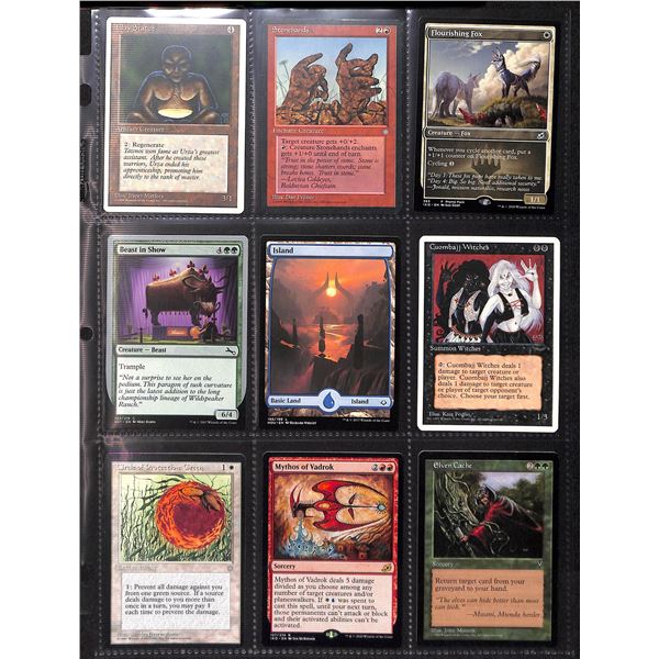 Lot Of 9 Various Magic The Gathering Cards Various Sets & Colors