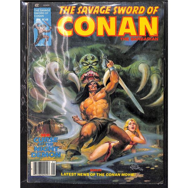 The Savage Sword Of Conan The Barbarian #48