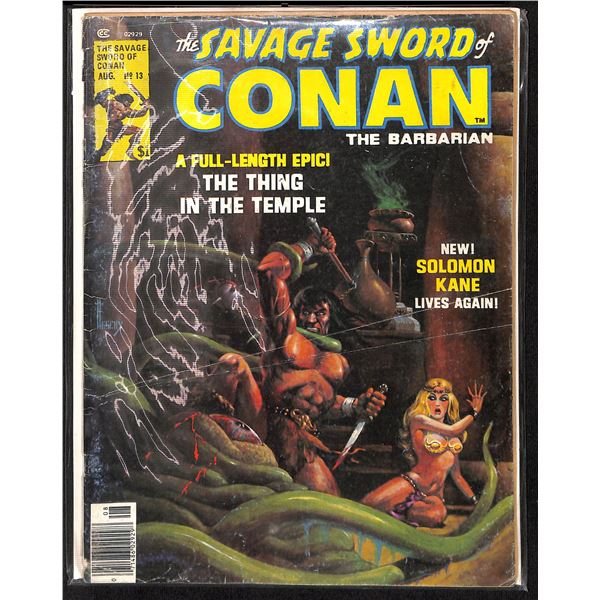 The Savage Sword Of Conan The Barbarian #13